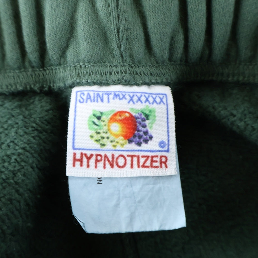 SAINT MICHAEL(セントマイケル) 24AW SWT PNT ロゴプリント スウェットパンツ グリーン SM-YS1-0000-048