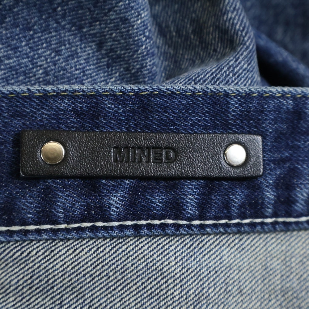 MINEDENIM(マインデニム) マルチポケット ジップアップ スーパー スリムデニムパンツ インディゴ 10