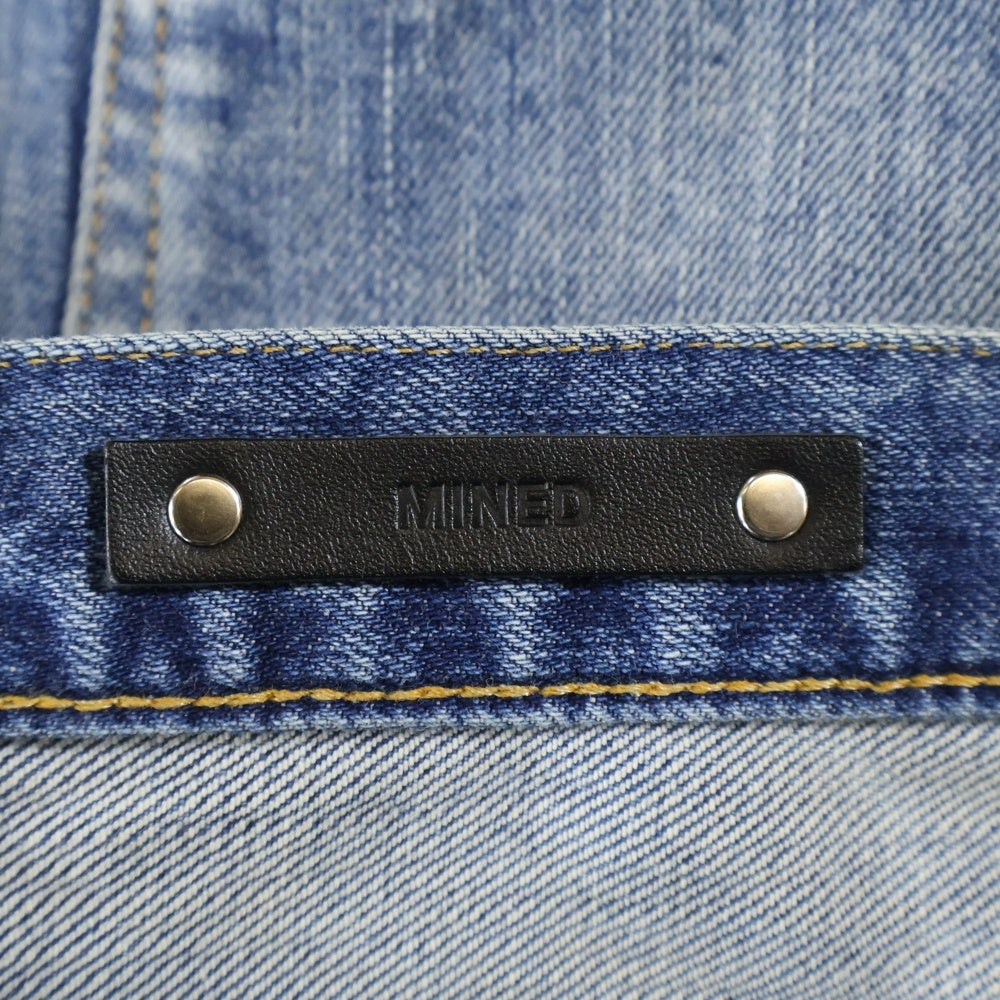 MINEDENIM(マインデニム) マルチポケット ジップアップ スーパー スリムデニムパンツ インディゴ 11