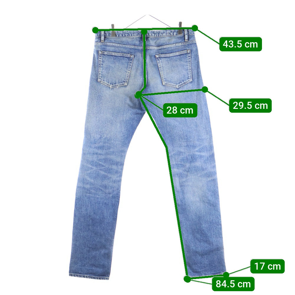 MINEDENIM(マインデニム) マルチポケット ジップアップ スーパー スリムデニムパンツ インディゴ 11