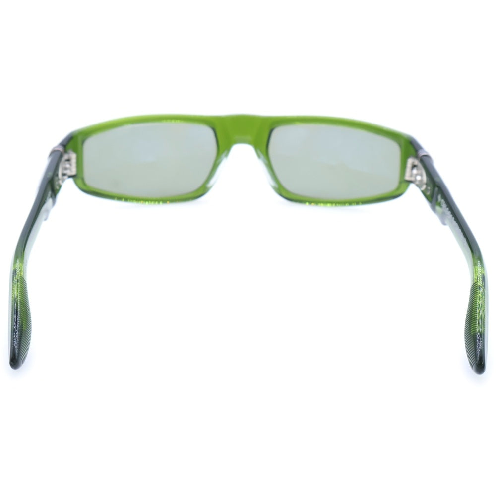 CHROME HEARTS(クロムハーツ) T.HUTCH サイドクロスモチーフセルフレームサングラス グリーン 58□22-122