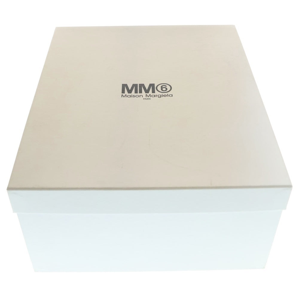 MM6 Maison Margiela(エムエムシックスメゾンマルジェラ) ハイカット レザースニーカー ブラック S66WS0089