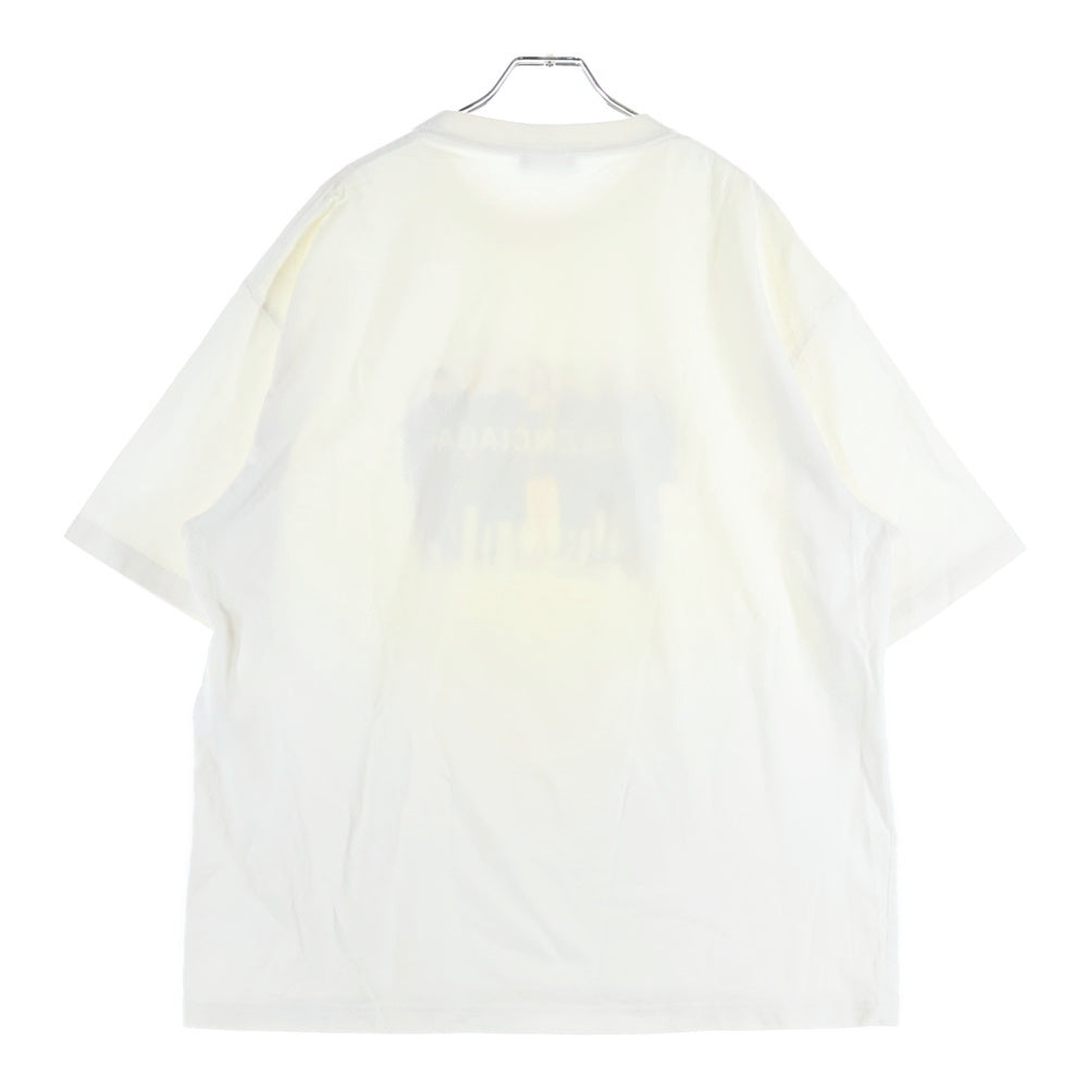 BALENCIAGA(バレンシアガ) リアルバレンシアガプリント 半袖Tシャツ カットソー ホワイト 612966 TIV4
