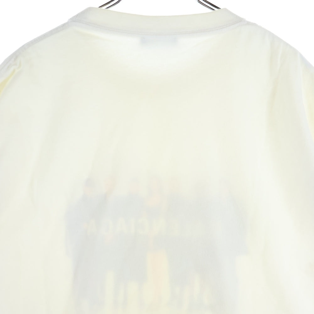 BALENCIAGA(バレンシアガ) リアルバレンシアガプリント 半袖Tシャツ カットソー ホワイト 612966 TIV4