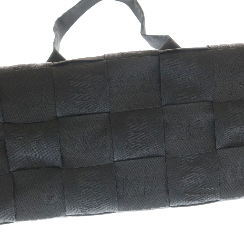 SUPREME(シュプリーム) 23SS Woven Large Tote ウォーブンラージトート ハンドバック ブラック