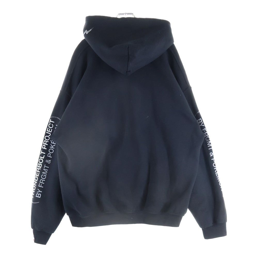 FRAGMENT DESIGN(フラグメントデザイン) THUNDERBOLT PROJECT PIKACHU HOODIE サンダーボルトプロジェクト プリントデザイン プルオーバーパーカー フーディー ブラック