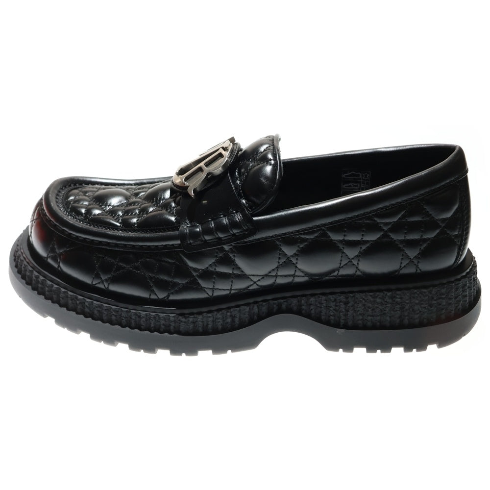 DIOR(ディオール) Buffalo Loafer CANNAGE Leather バッファローローファー カナージュレザーシューズ ブラック 3LO143ZZP