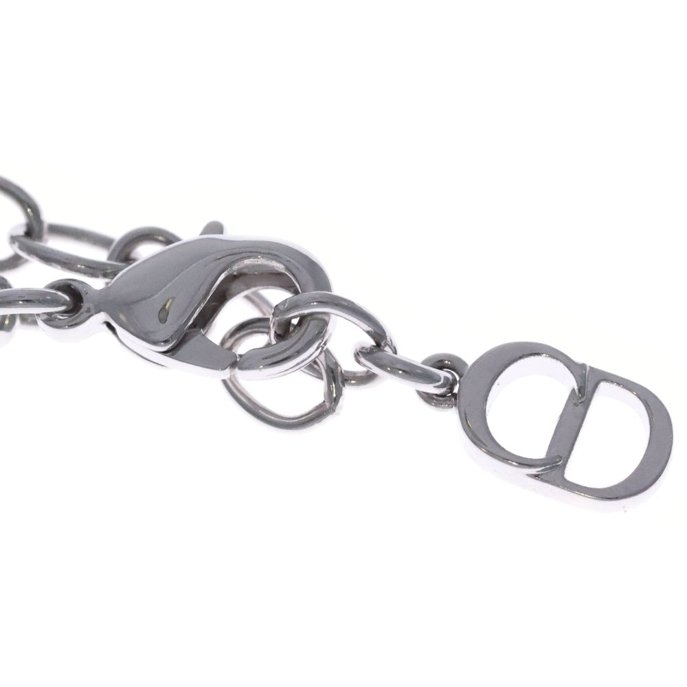 DIOR(ディオール) PENDANT NECKLACE レタリングロゴアイコンペンダントネックレス シルバーチェーンネックレス シルバー