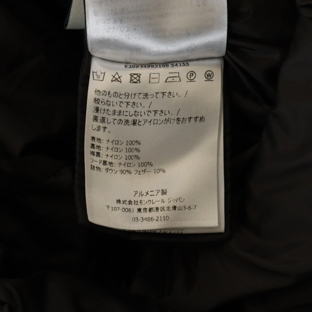 MONCLER(モンクレール) 19年 FLAMMETTE GIUBBOTTO フランメッテダウンコート ロングダウンジャケット グレー 54155