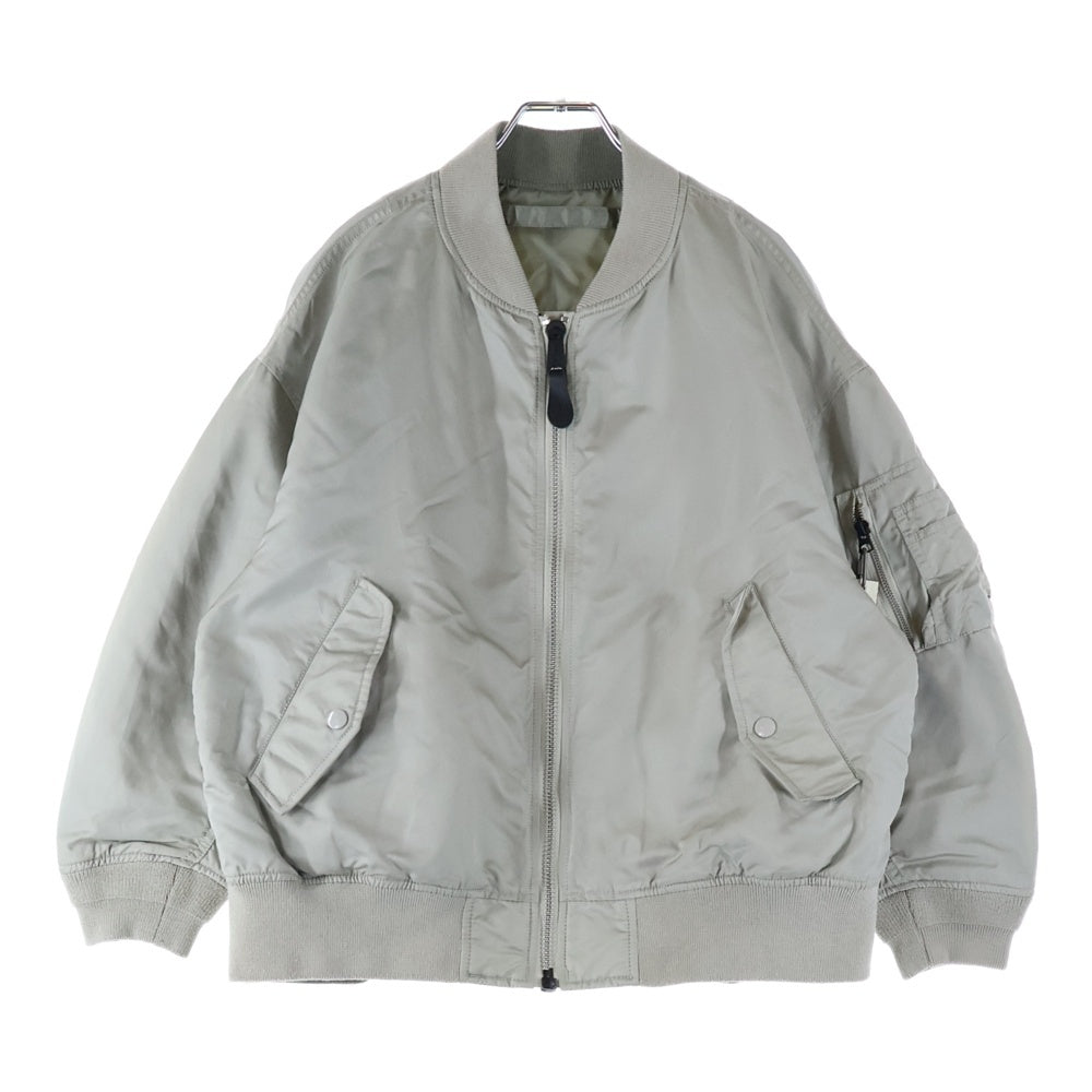 ALPHA INDUSTRIES(アルファ インダストリーズ) ×ZUCCa MA-1 フライトジャケット グレー 3A382