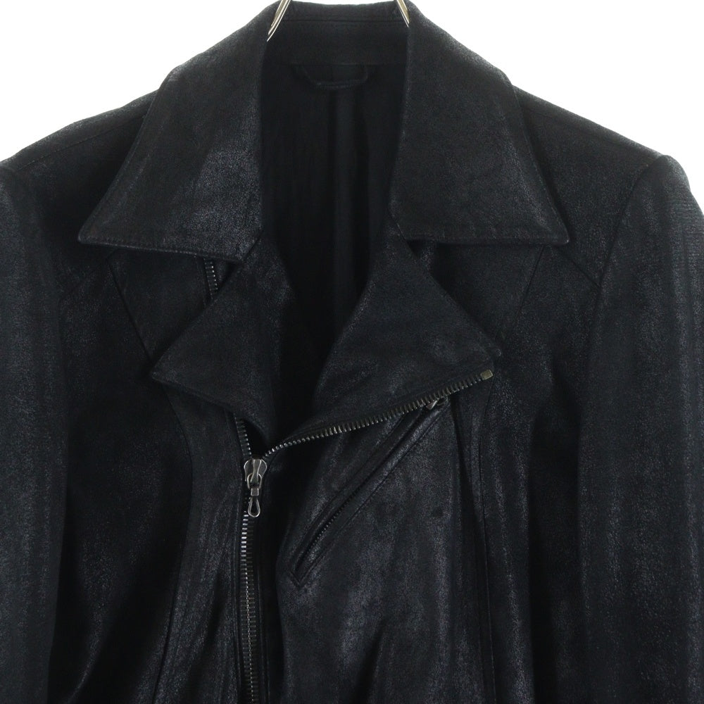 ATTACHMENT(アタッチメント) レザージャケット ダブルライダースジャケット ブラック