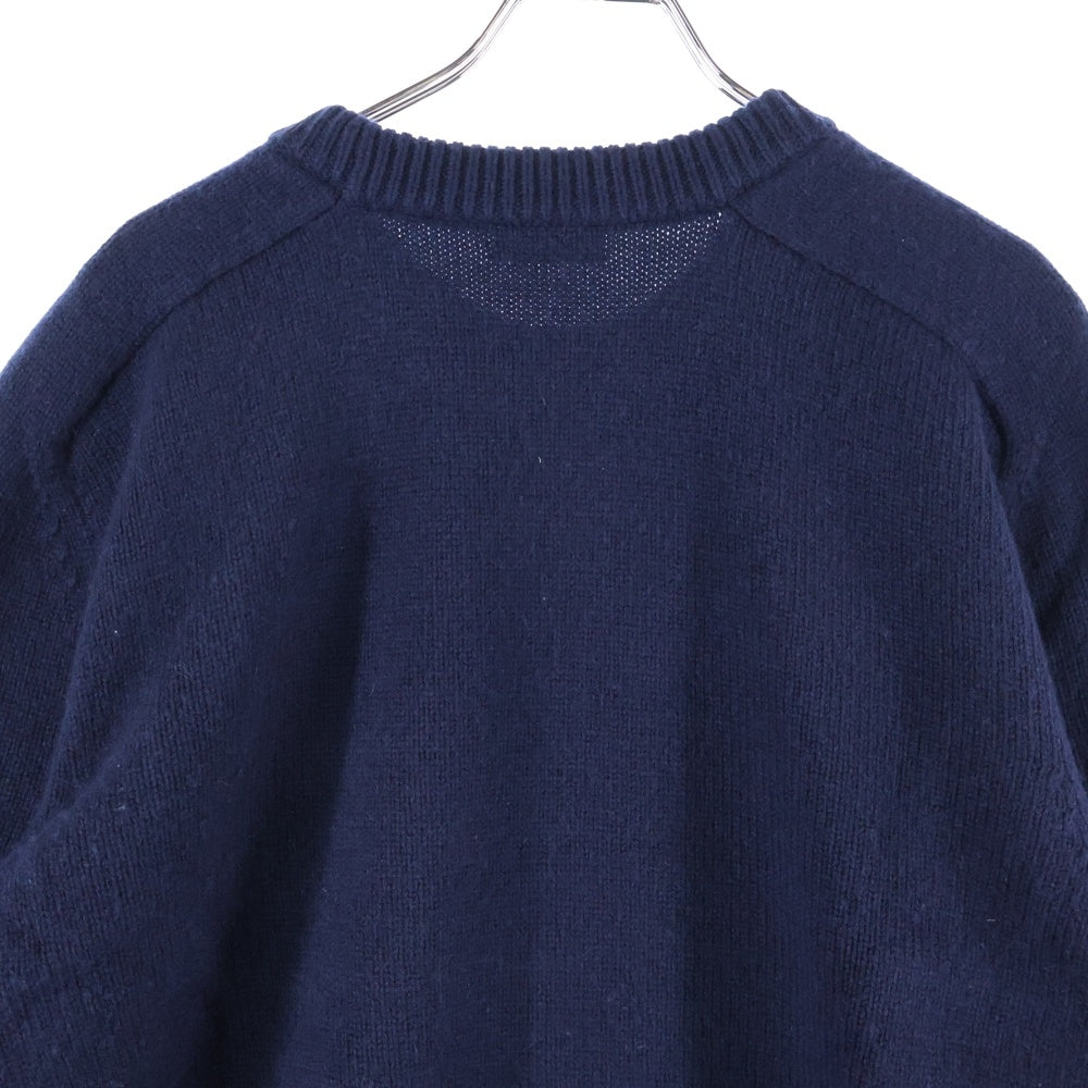 CELINE(セリーヌ) トリオンフ刺繍 クルーネックセーター ニット ネイビー 2AC85048T