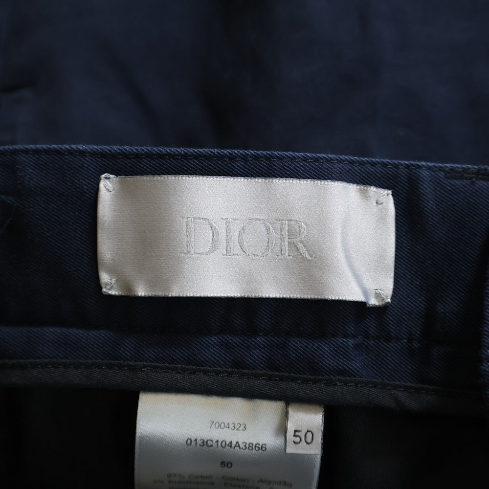 DIOR(ディオール) スラックスパンツ コットン テーラードパンツ 013C104A3866
