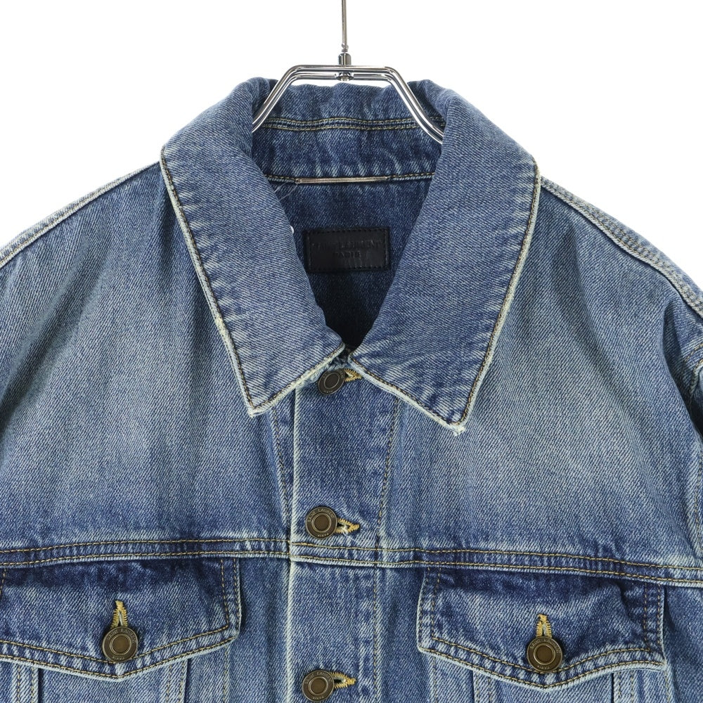 SAINT LAURENT PARIS(サンローランパリ) ウォッシュ加工 デニムジャケット インディゴ 597064 YC868
