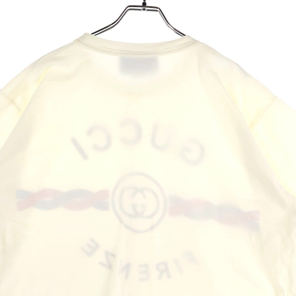 GUCCI(グッチ) FIRENZE 1921 ロゴ 半袖シャツ ラウンドネック 616036