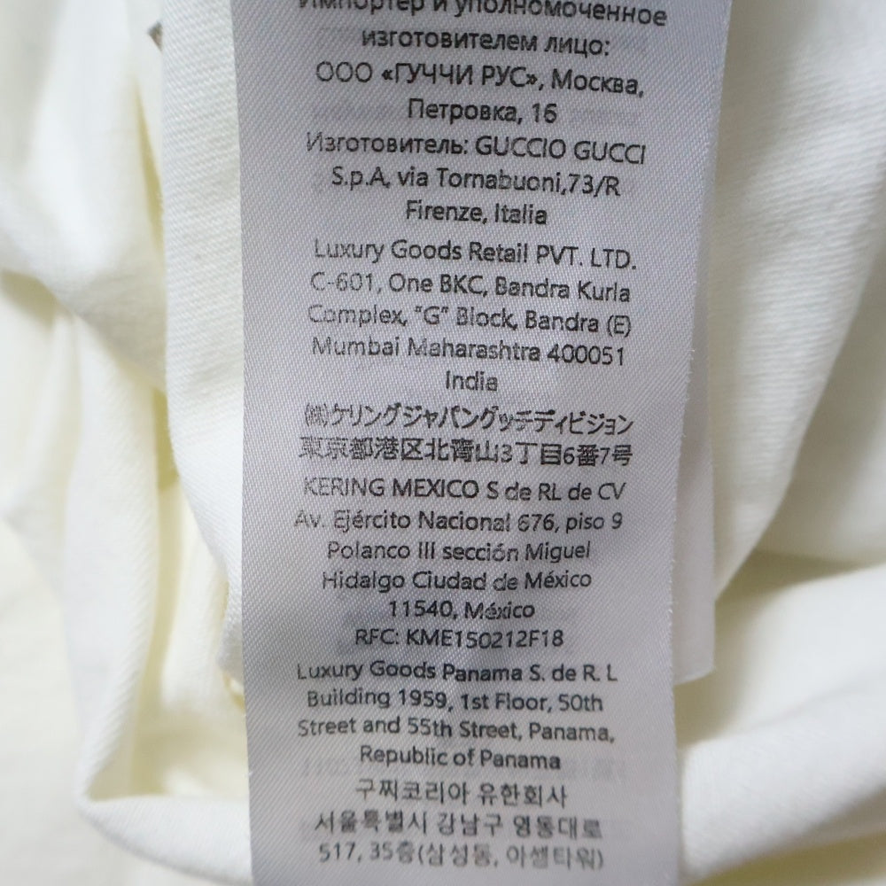 GUCCI(グッチ) FIRENZE 1921 ロゴ 半袖シャツ ラウンドネック 616036