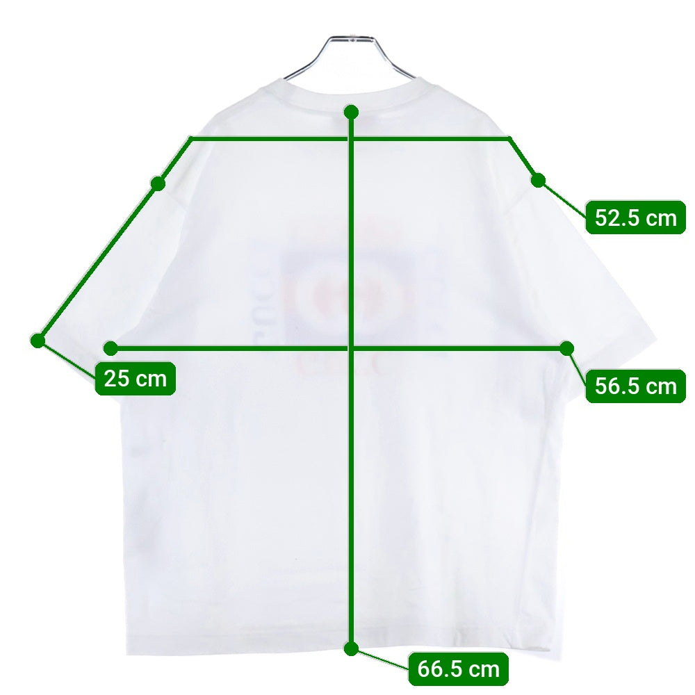 GUCCI(グッチ) ロゴプリント 半袖Tシャツ カットソー ホワイト 784361 XJGKA