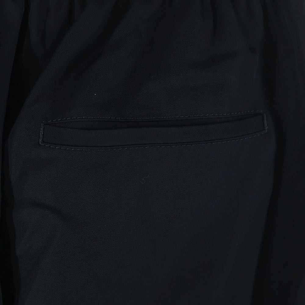 BALENCIAGA(バレンシアガ) Logo Elasticated Waist Wide Leg Trousers ウエストロゴ ワイドイージーパンツ ブラック 675482 TJO25