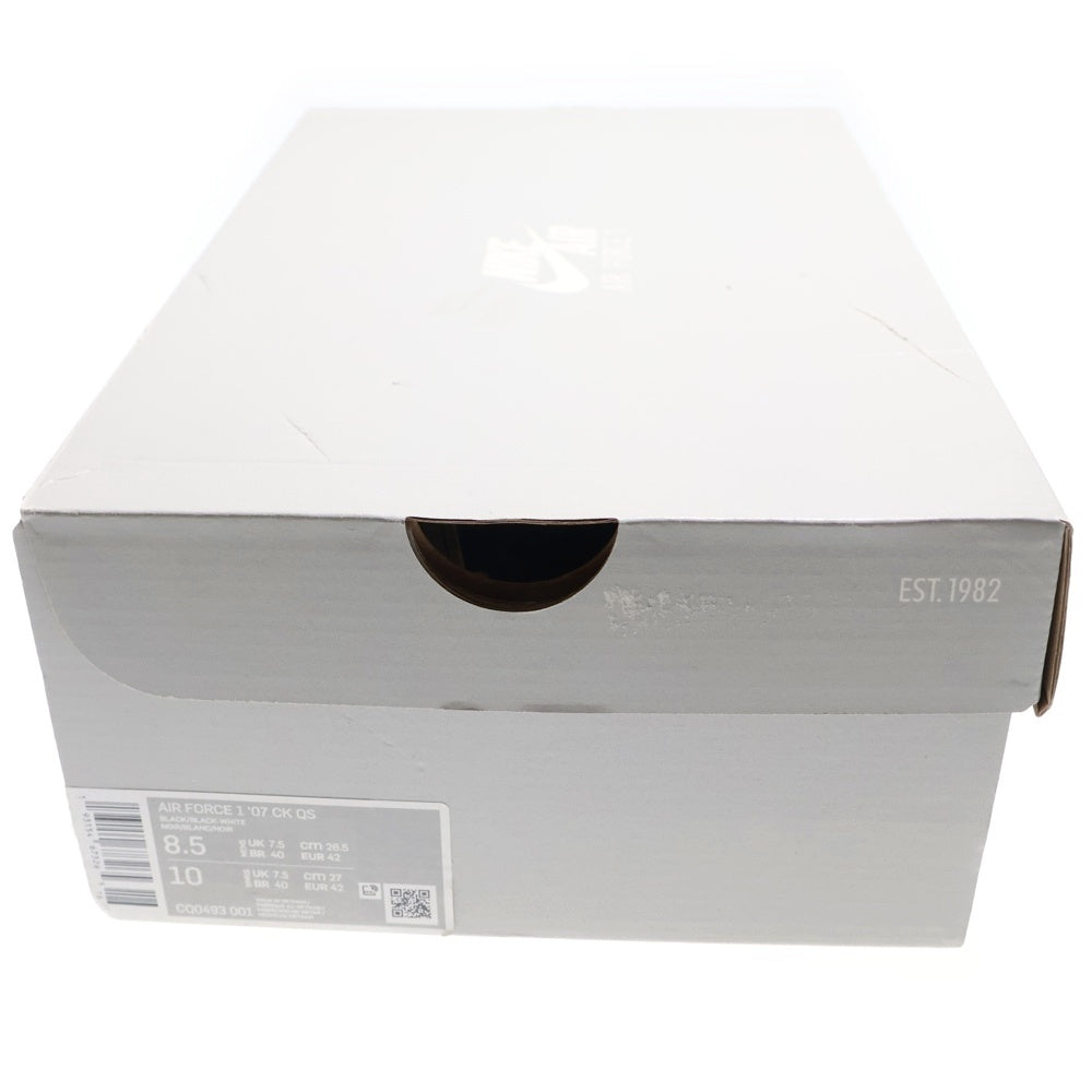 NIKE(ナイキ) ×Colin Kaepernick AIR FORCE 1 LOW コリン キャパニック エアフォースワン ローカットスニーカー ブラック US8.5/26.5cm CQ0493-001