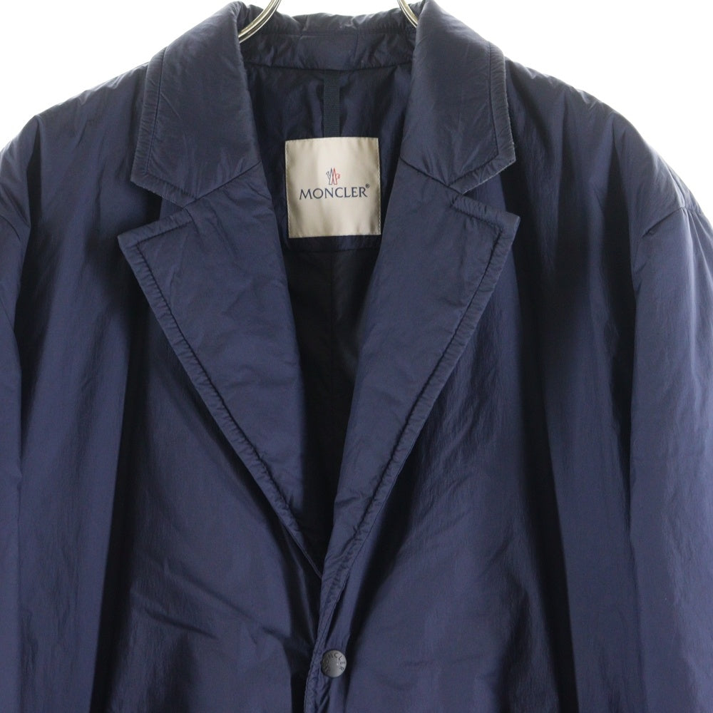 MONCLER(モンクレール) DEVOLUY GIUBBOTTO オープンカラー ダウンコート ロングコート ネイビー H20911C00020