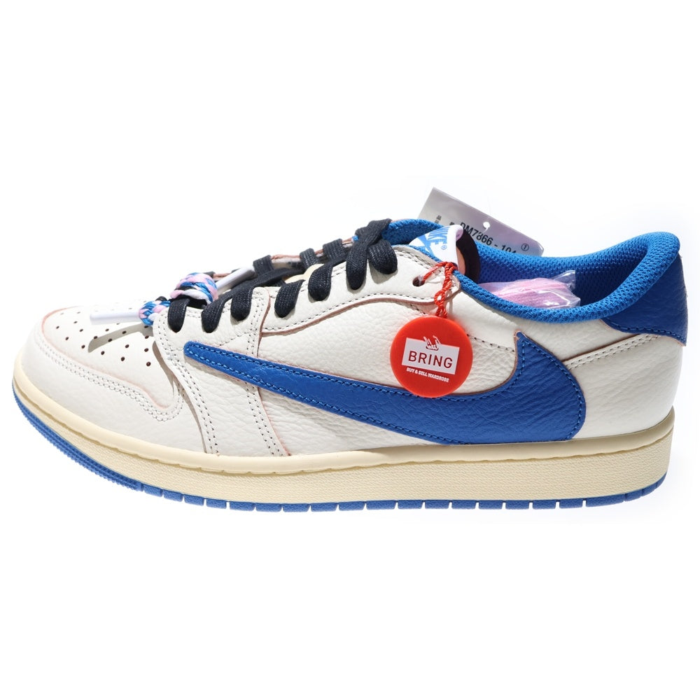 NIKE(ナイキ) ×Travis Scott ×fragment design Air Jordan 1 Low OG DM7866-104 ×ラヴィススコット×フラグメントデザイン エアジョーダン1 OG ローカットスニーカー US9/27.0cm