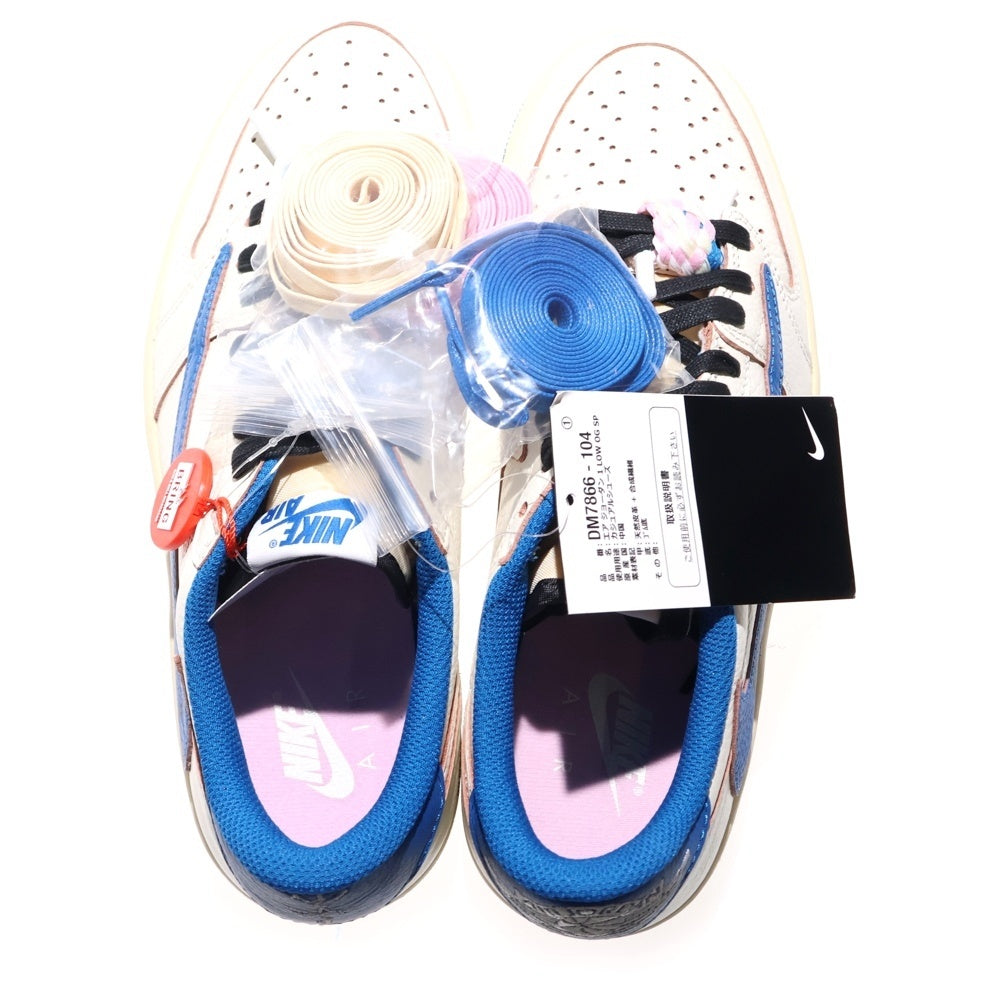 NIKE(ナイキ) ×Travis Scott ×fragment design Air Jordan 1 Low OG DM7866-104 ×ラヴィススコット×フラグメントデザイン エアジョーダン1 OG ローカットスニーカー US9/27.0cm