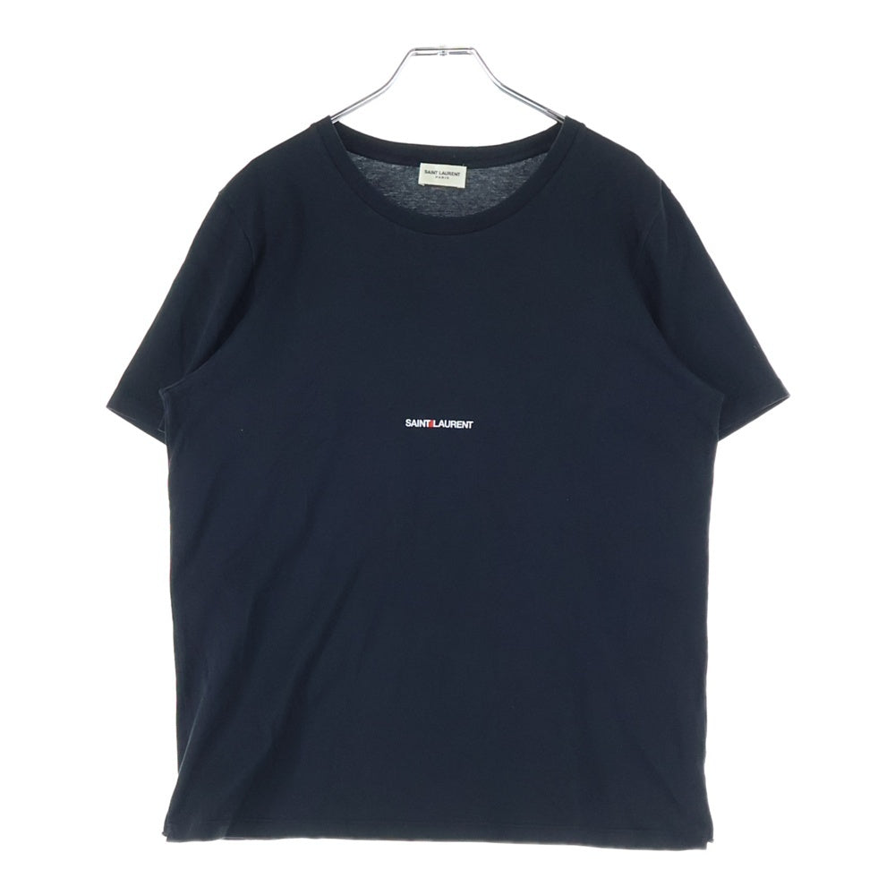 SAINT LAURENT PARIS(サンローランパリ) ロゴプリント 半袖Tシャツ カットソー ブラック 464572 YB2DQ