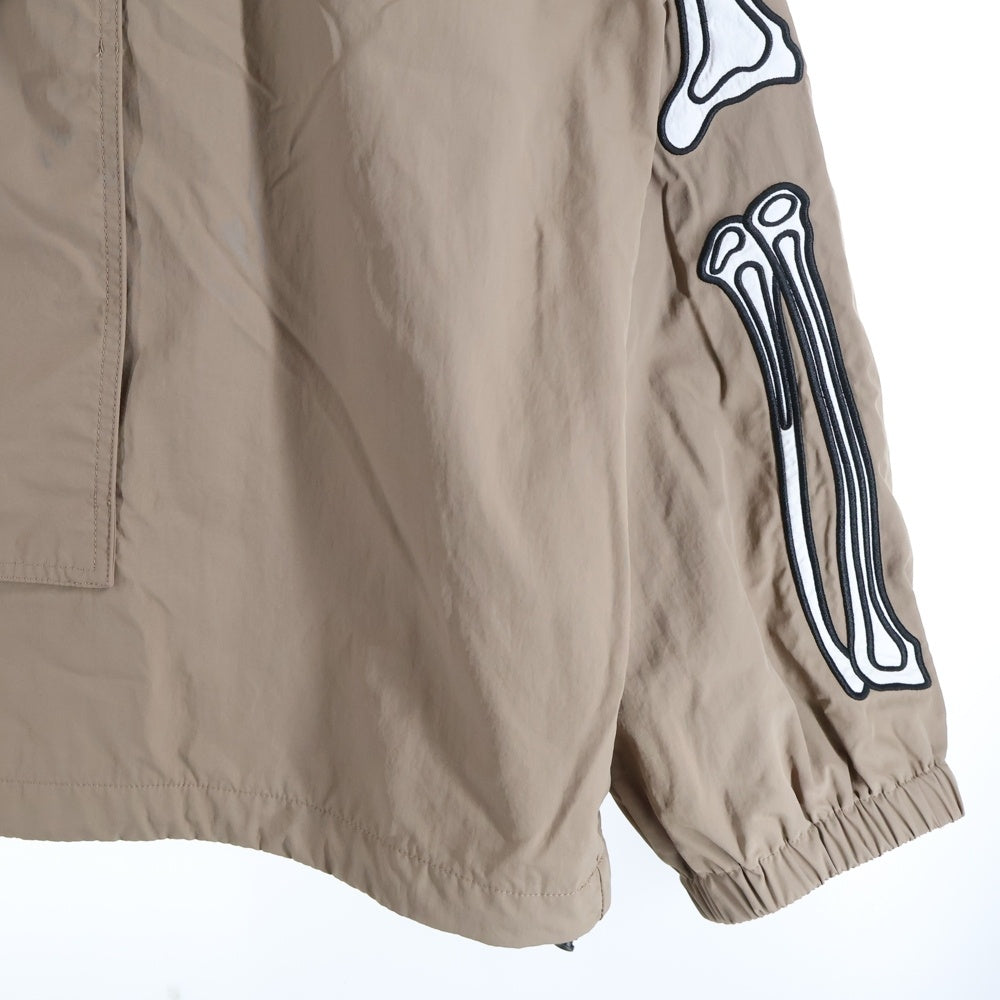 MAYO(メイヨー) BONES Embroidery Anorak ボーン エンブロイダリー プルオーバージャケット ブラウン 24MY-AN01