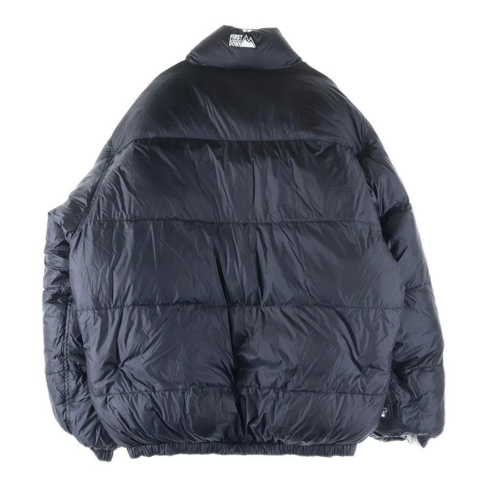 FIRST DOWN(ファーストダウン) 雪山 総柄デザイン リバーシブル ダウンジャケット ホワイト 642510