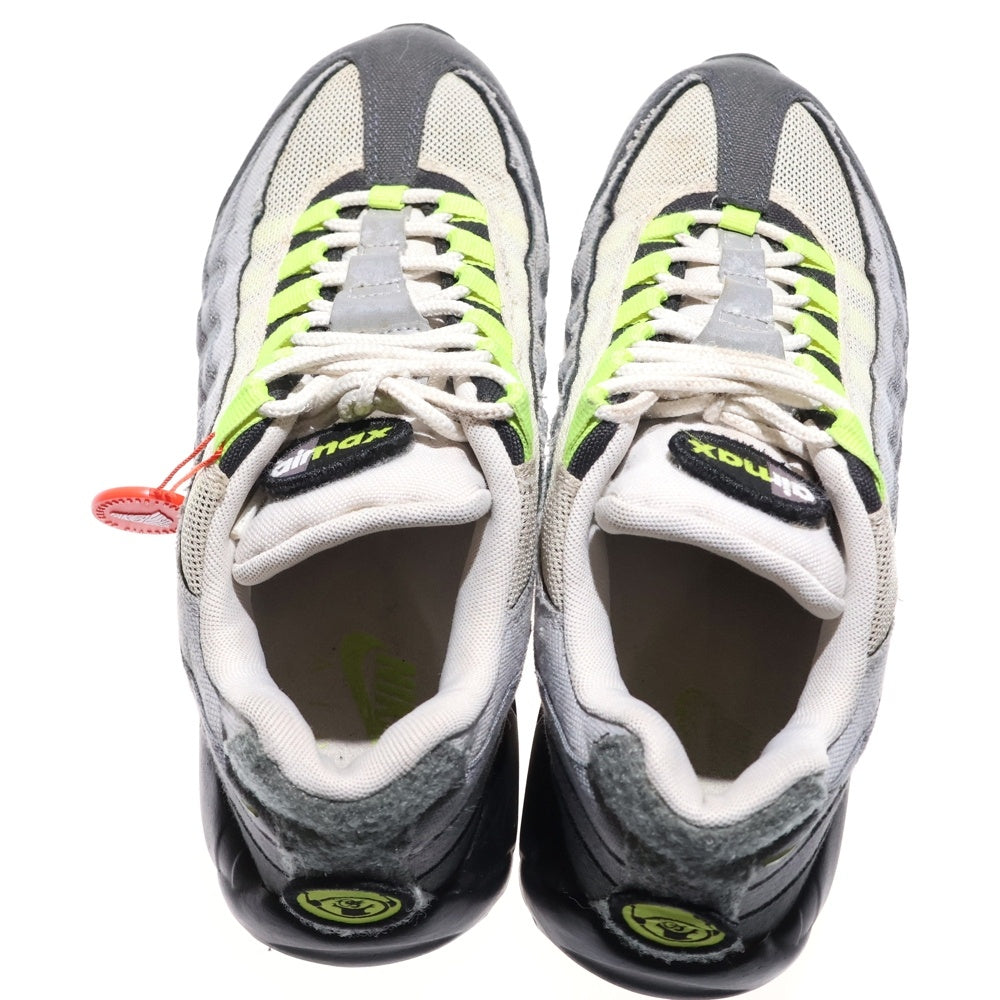 NIKE(ナイキ) AIR MAX 95 V SP エアマックス パッチ ローカットスニーカー グレー/イエロー US8.5/26.5cm 747137-170