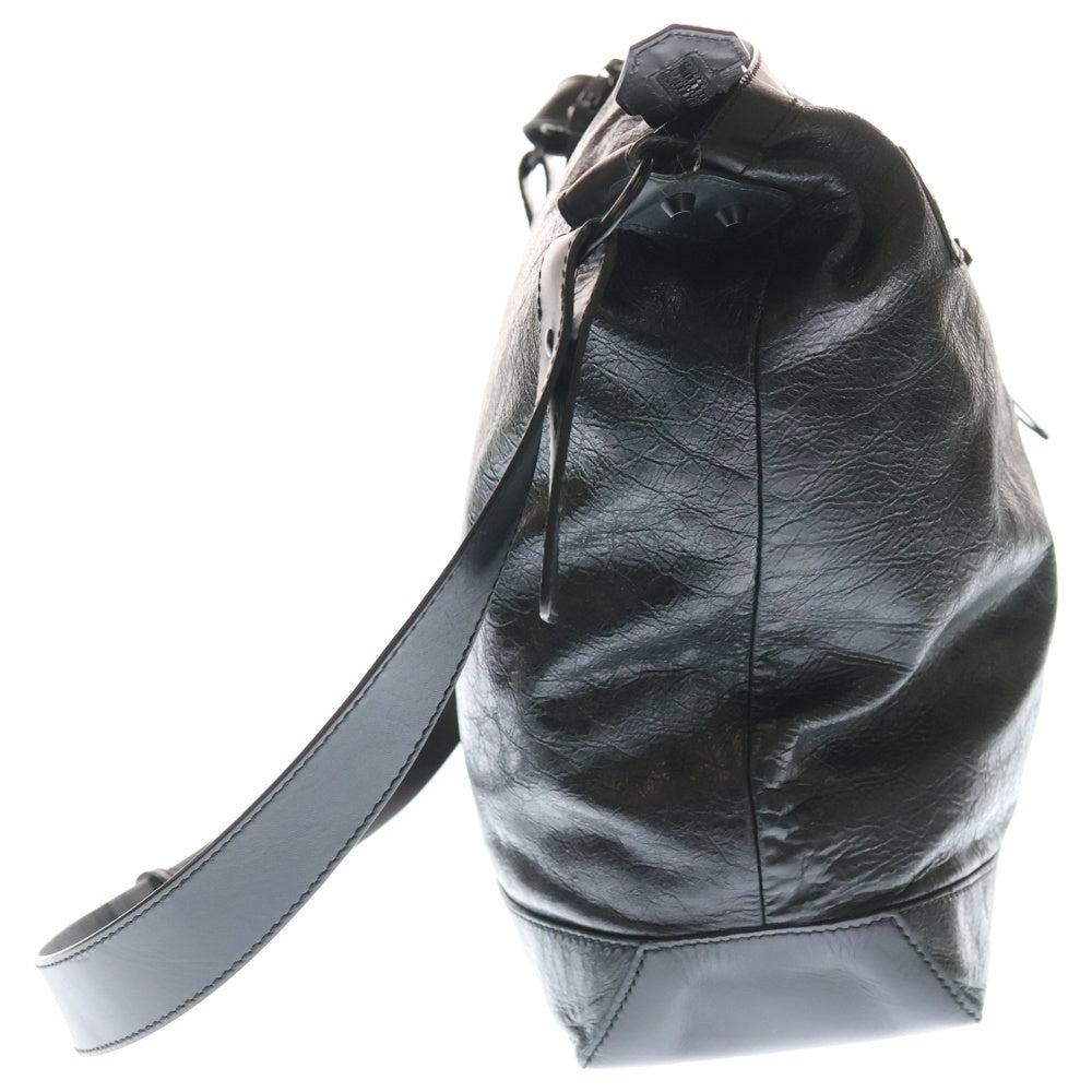 BALENCIAGA(バレンシアガ) THE DAY leather shoulder bag ザ デイ レザーショルダーバッグ ブラック 272409