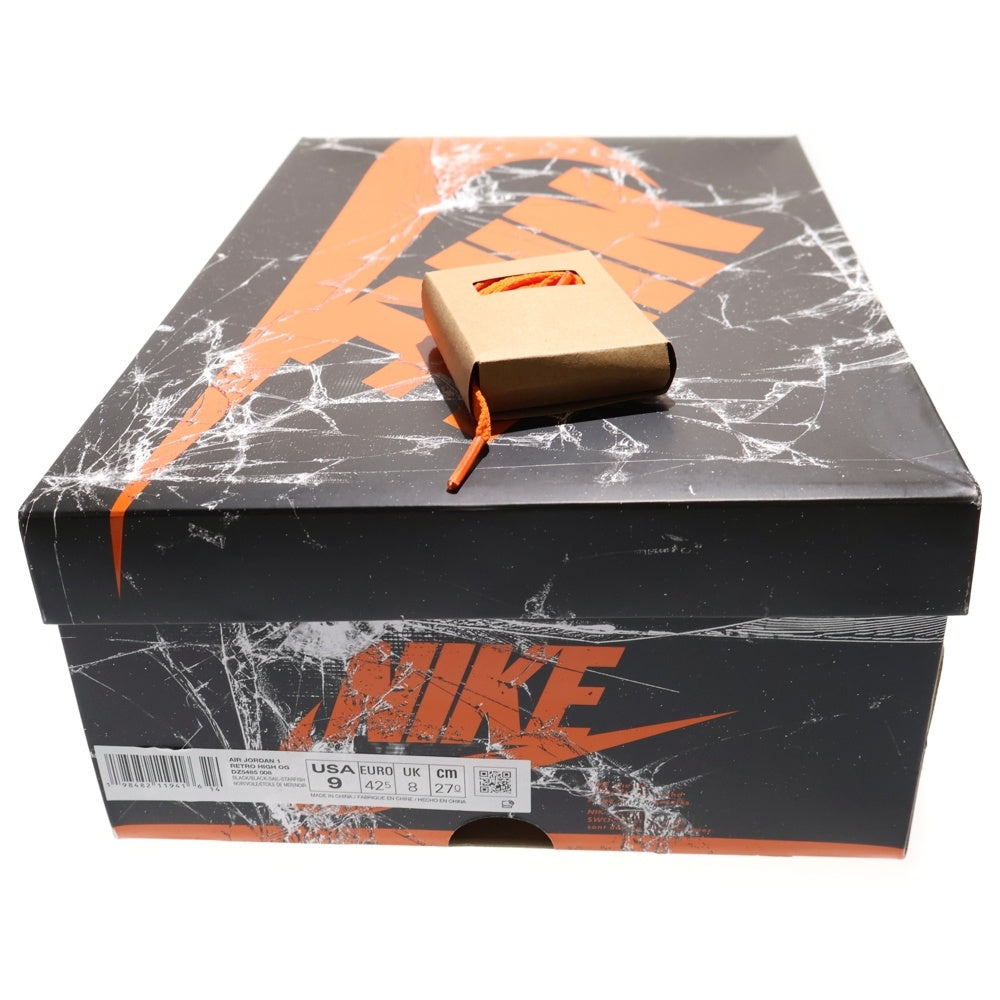 NIKE(ナイキ) AIR JORDAN 1 RETRO HIGH OG SHATTERED BACKBOARD エアジョーダン 1 レトロ シャッタードバックボード ハイカットスニーカー US9/27cm DZ5485-008