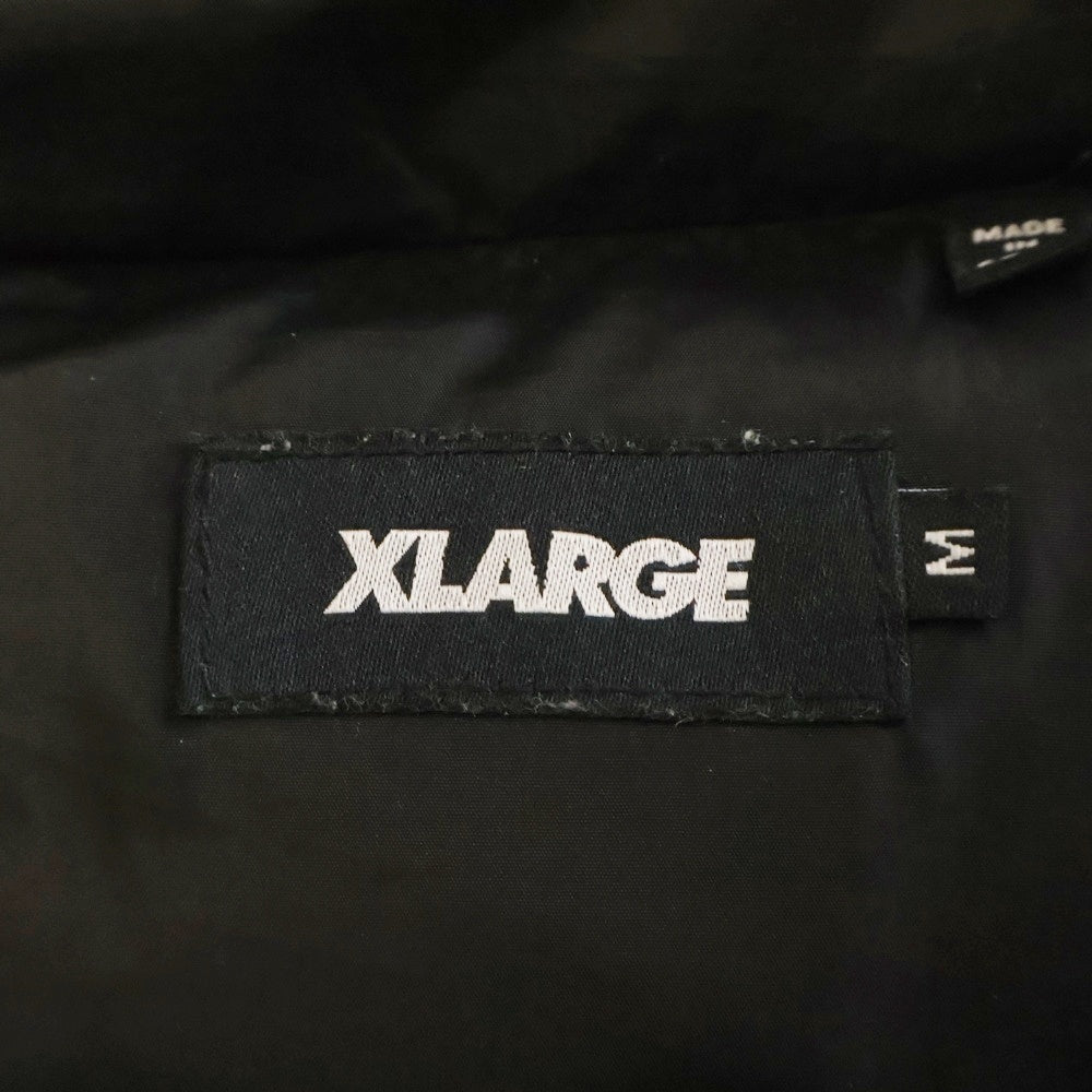 X-LARGE(エクストララージ) Nylon down jacket ナイロンダウンジャケット ブラック/カーキ 101204021005