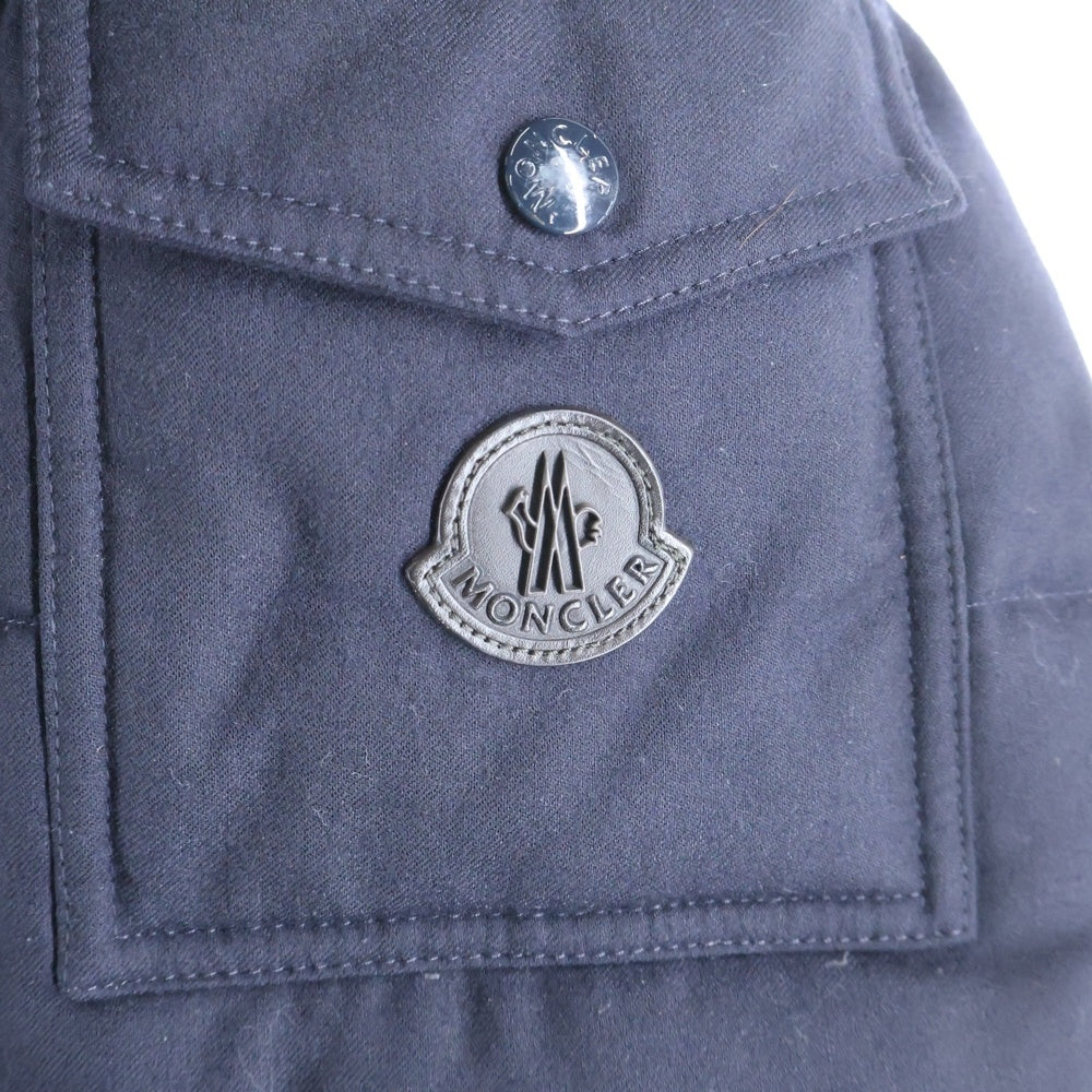 MONCLER(モンクレール) ALLEMAND GIUBBOTTO アレモンド ファーフード ダウンジャケット ネイビー E20914091825 V0054