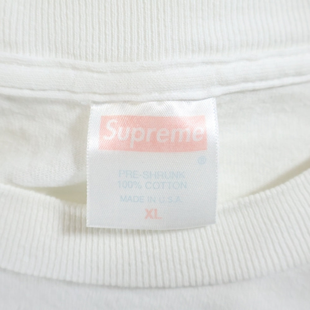 SUPREME(シュプリーム) 01AW Happy Holidays Friends And Family Tee ハッピーホリデイズ フレンズアンドファミリー クリスマス クルーネック 半袖Tシャツ カットソー ホワイト