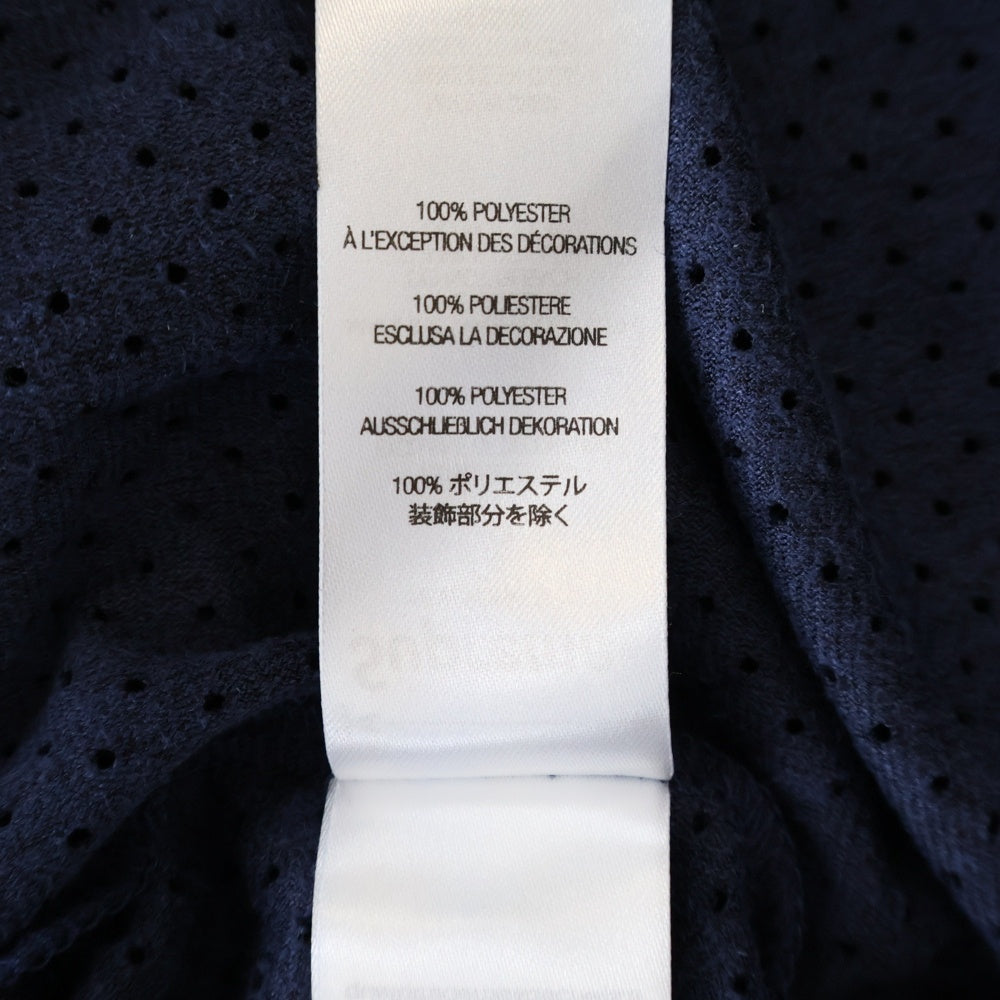 SUPREME(シュプリーム) 24SS Ultrasuede Mesh Beseball Jersey ウルトラ スエード メッシュ ベースボールシャツ ネイビー