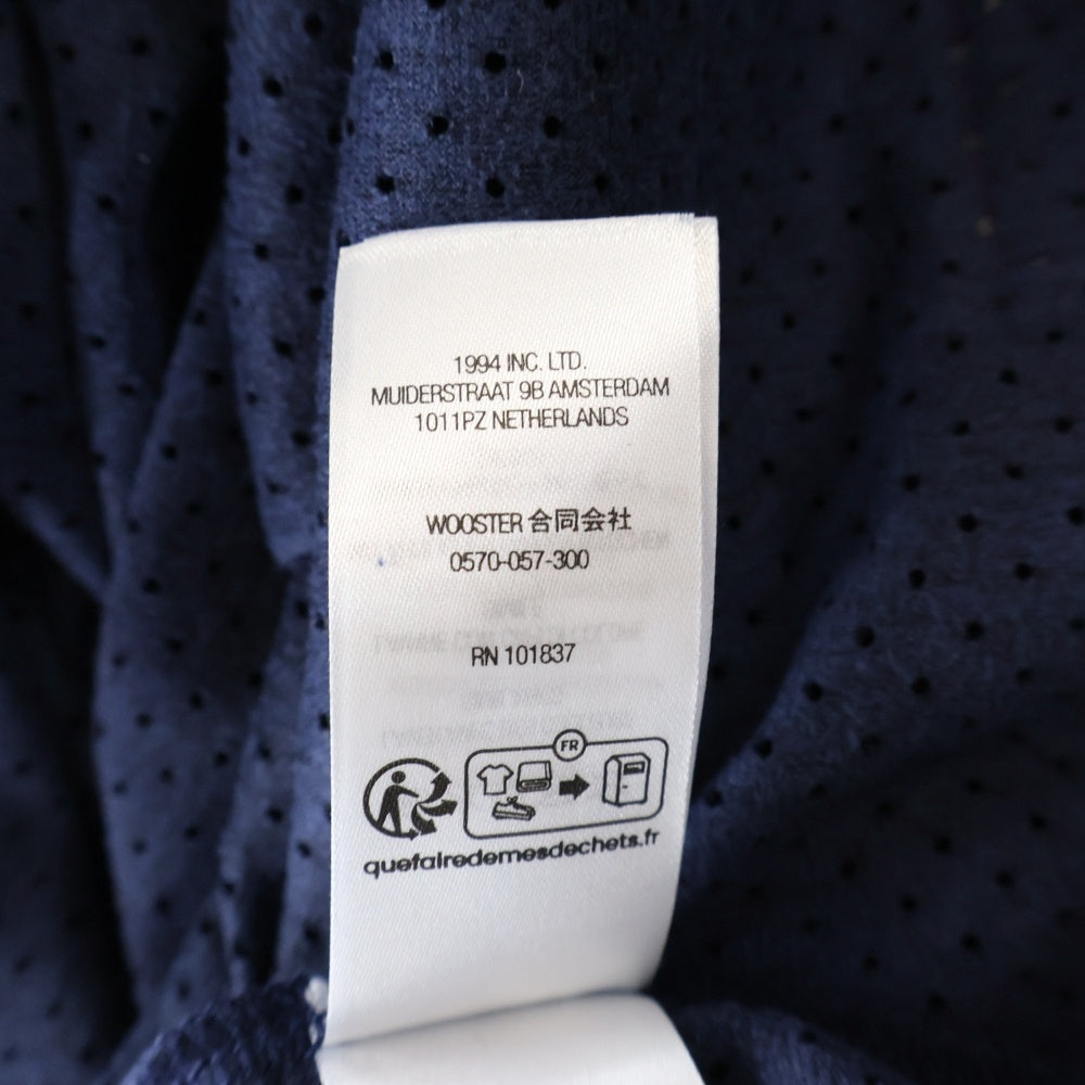 SUPREME(シュプリーム) 24SS Ultrasuede Mesh Beseball Jersey ウルトラ スエード メッシュ ベースボールシャツ ネイビー