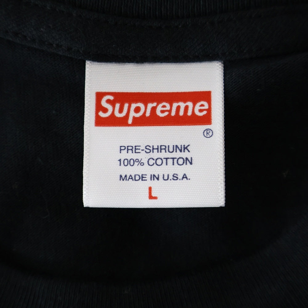 SUPREME(シュプリーム) 22SS Ralph Steadman Box Logo Tee ラルフステッドマン ボックスロゴ 半袖Tシャツ カットソー ブラック