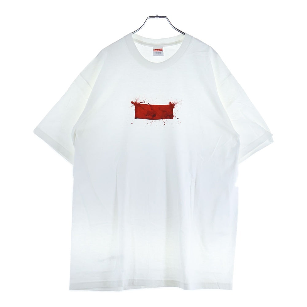 SUPREME(シュプリーム) 22SS Ralph Steadman Box Logo Tee ラルフステッドマン ボックスロゴ 半袖Tシャツ カットソー ホワイト