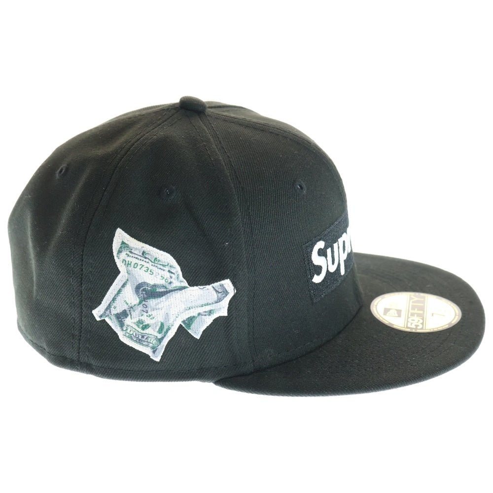 SUPREME(シュプリーム) 22AW × NEW ERA Money Box Logo Cap ニューエラ マネー ボックスロゴ ベースボールキャップ ブラック