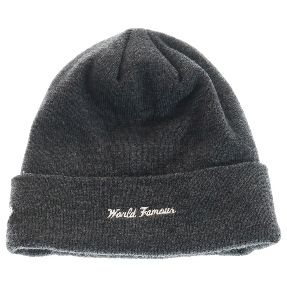 SUPREME(シュプリーム) 21AW × NEW ERA Box Logo Beanie ニューエラ ボックスロゴ ニットビーニー グレー