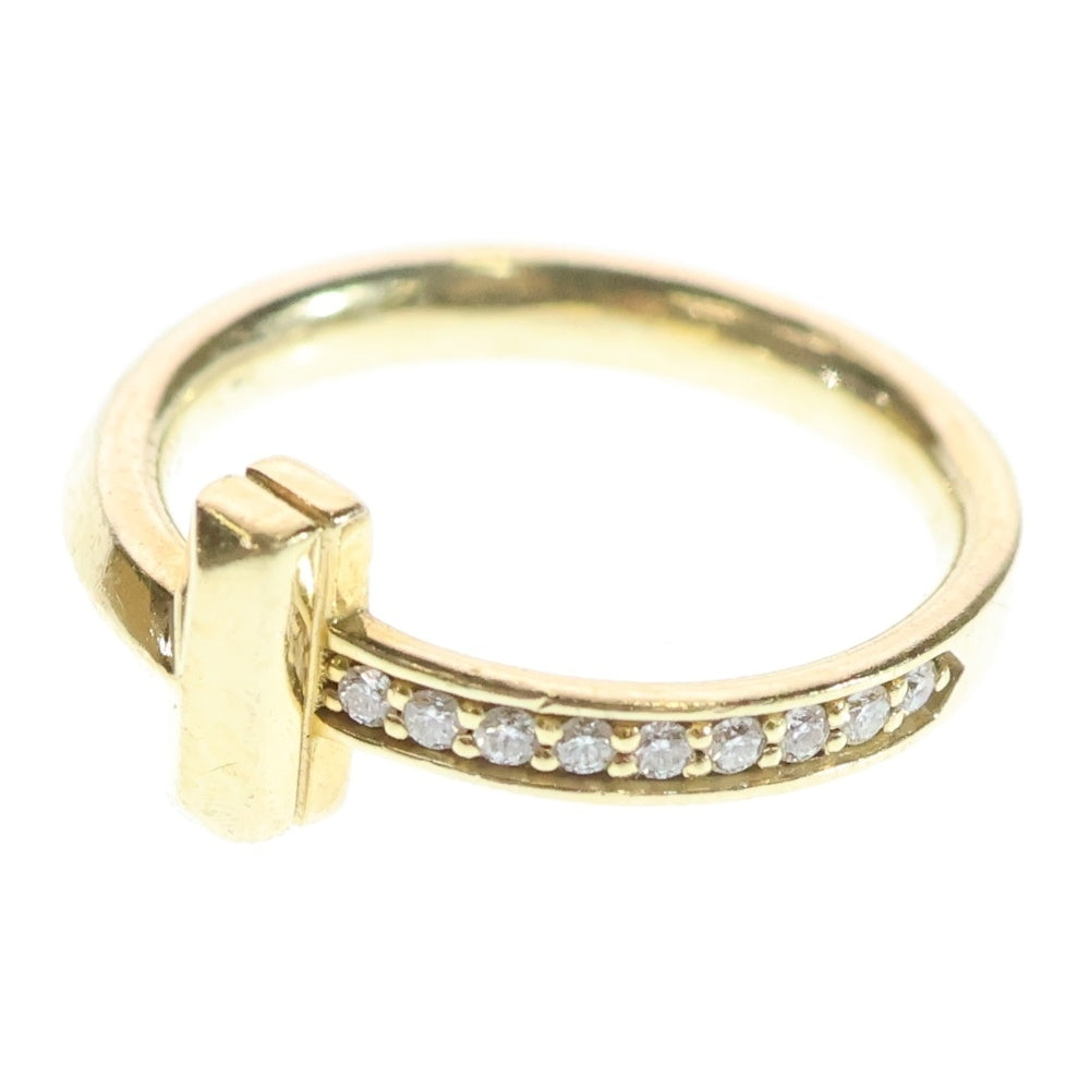 TIFFANY & Co.(ティファニー) Tワン ダイヤリング 7号 4.4gゴールド