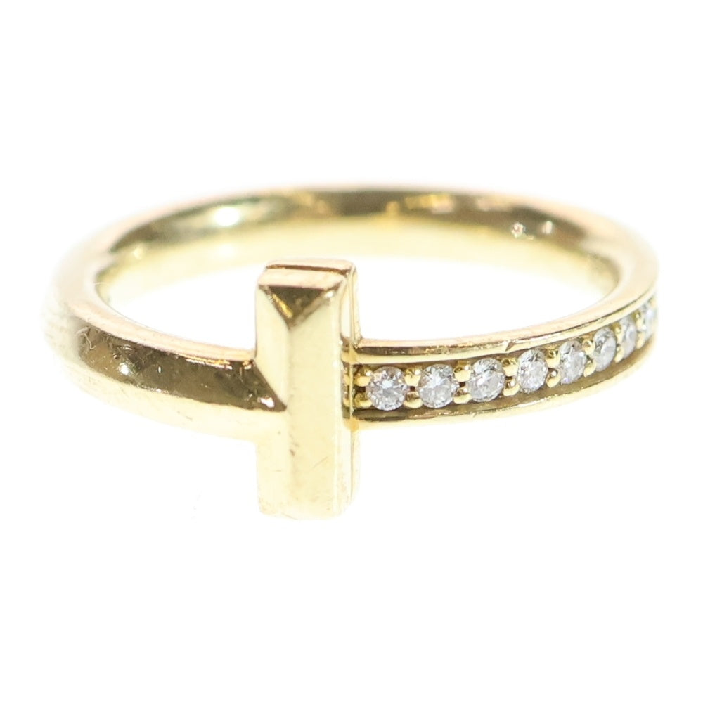 TIFFANY & Co.(ティファニー) Tワン ダイヤリング 7号 4.4gゴールド