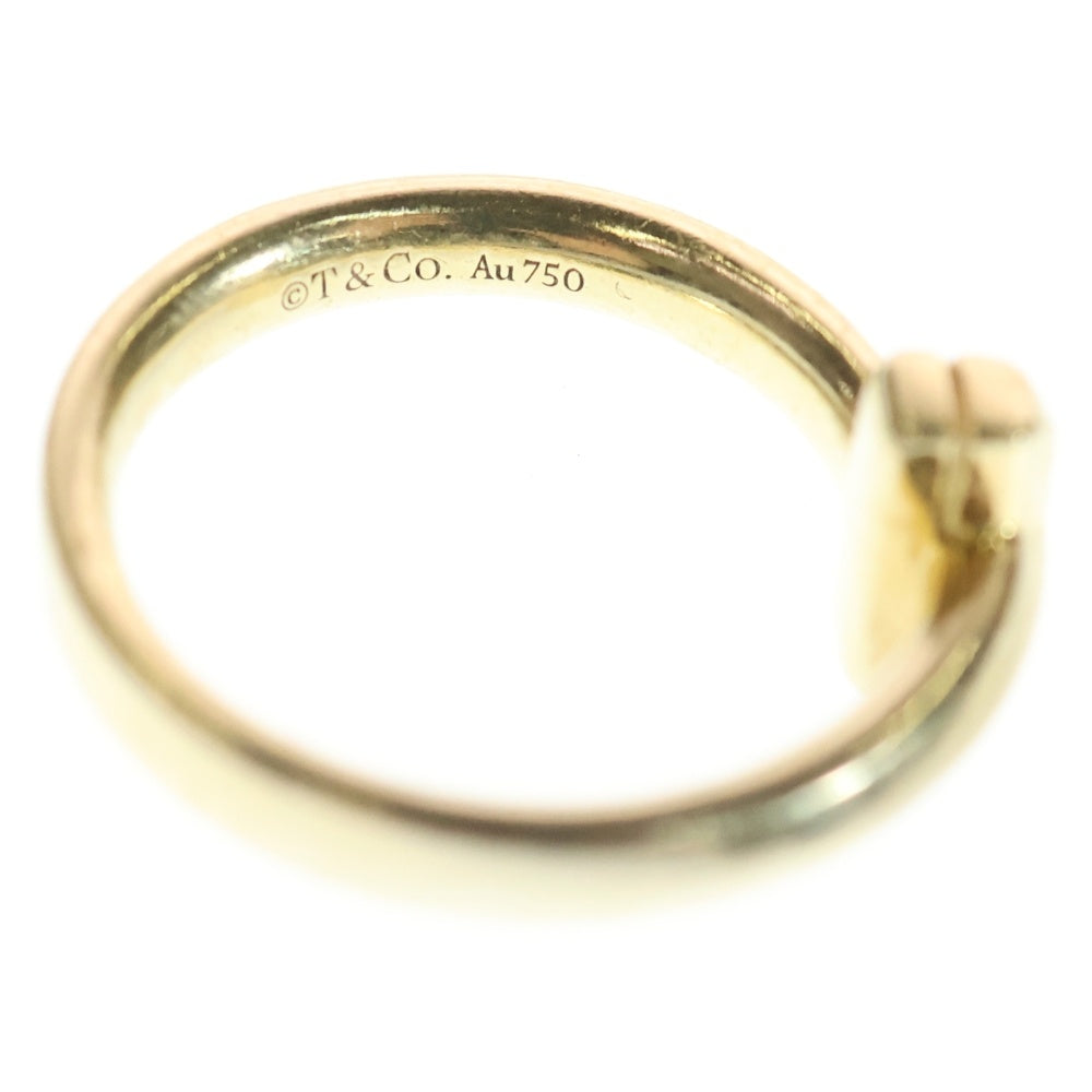 TIFFANY & Co.(ティファニー) Tワン ダイヤリング 7号 4.4gゴールド