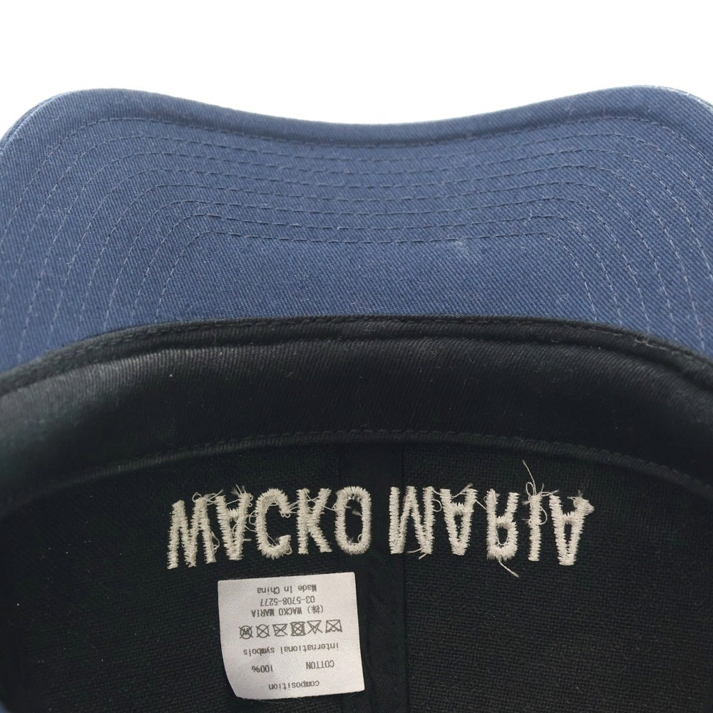 WACKO MARIA(ワコマリア) 25AW 6 PANEL CAPキャップ ネイビー 25FWE-WMA-CP016