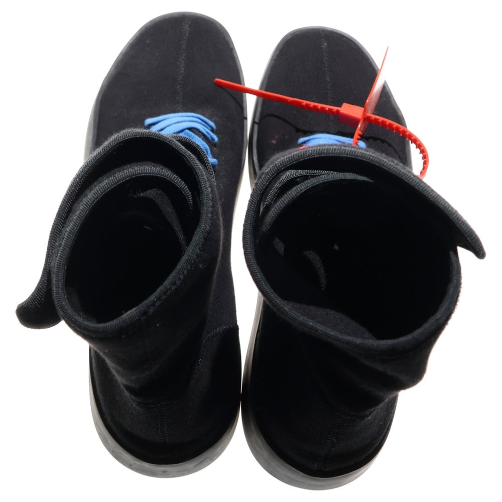 OFF-WHITE(オフホワイト) Moto Wrap モトラップ ハイカットスニーカー ブラック