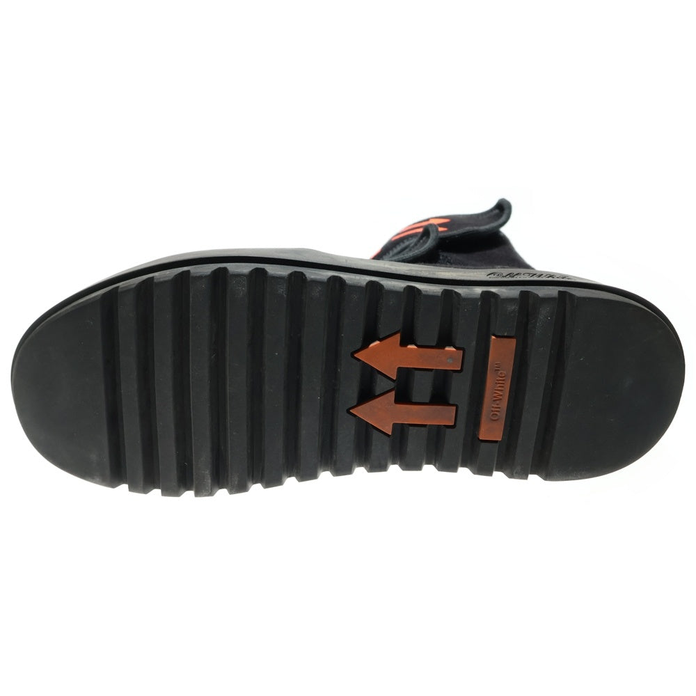 OFF-WHITE(オフホワイト) Moto Wrap モトラップ ハイカットスニーカー ブラック