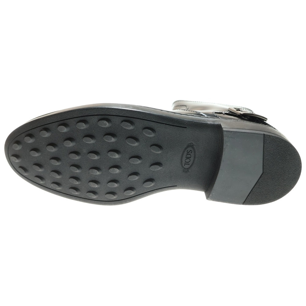 TOD'S(トッズ) サイドジップ レザー ショートブーツ ブラック