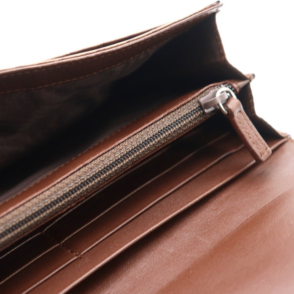 PRADA(プラダ) クロコダイル ウォレット 長財布 ブラウン