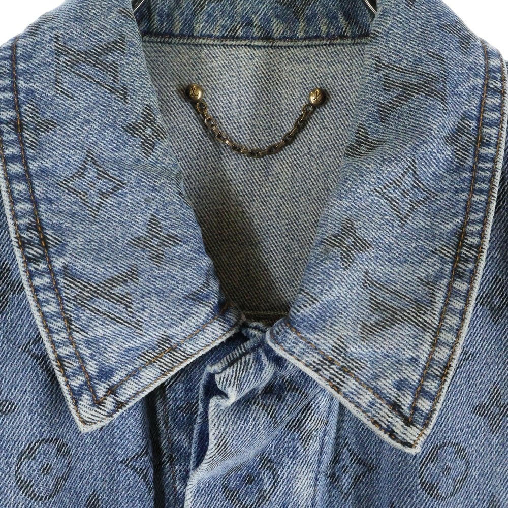 LOUIS VUITTON(ルイヴィトン) 20SS モノグラムデニムジャケット Gジャン インディゴ RM202 YIE HJA71W